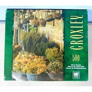 HASBRO, MB PUZZLES "CROXLEY" GREENERY & PLANTS, 500 PIECES, APPROX 14 X 20"